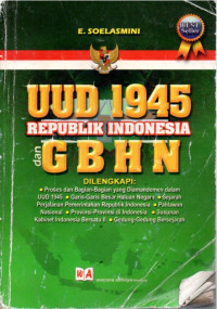 Image of UUD 1945 REPUBLIK INDONESIA dan GBHN